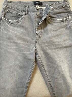 Purple Brand P005 Grey Slim Fit Jeans 34/33